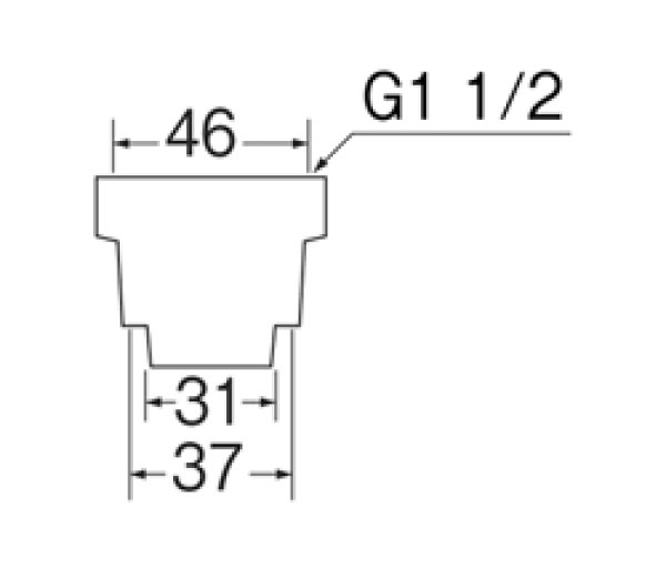 画像3: PH62-82-40【SANEI株式会社】排水ホースナット (3)
