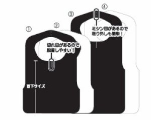 画像1: 使い捨てエプロン　フジ　不織布エプロン　F型中　（黒・白）25枚ｘ40袋 (1)