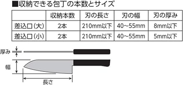 画像4: PW831【SANEI株式会社】  包丁差し（チャイルドロック付） (4)
