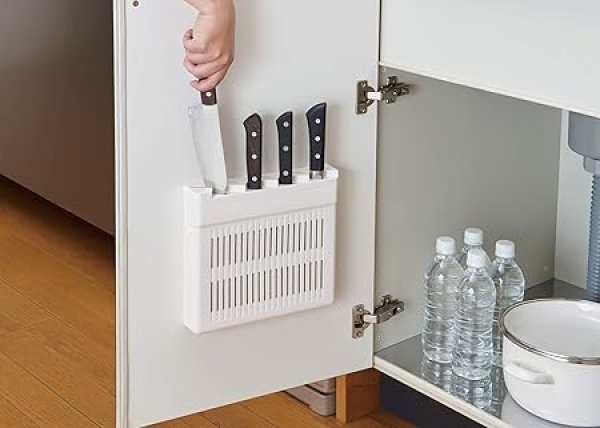 画像2: PW830【SANEI株式会社】包丁差し（チャイルドロック付） (2)