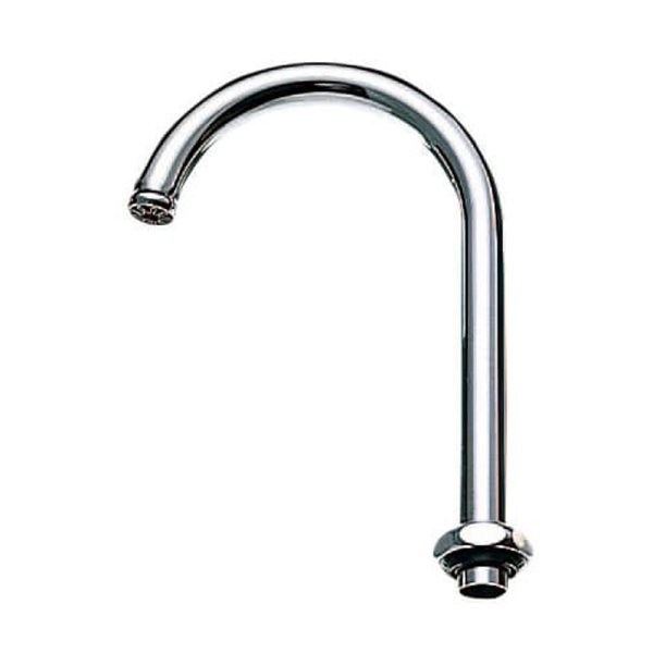 画像1: PA26J-60X-16【SANEI株式会社】横形ツル首パイプ (1)