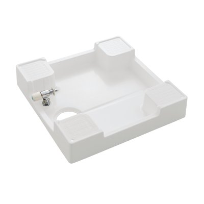 画像1: H5410S-W-640 洗濯機パン（洗濯機用水栓付）【SANEI株式会社】★新製品★ (1)