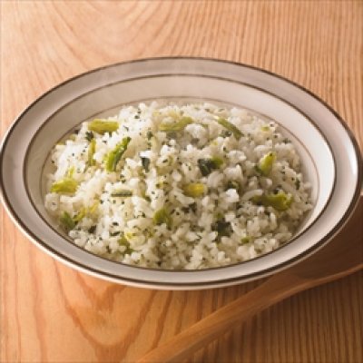 画像2: 【イザメシ】[636-489]イザメシ 小松菜ご飯 （長期保存食/5年保存/ごはん） (2)