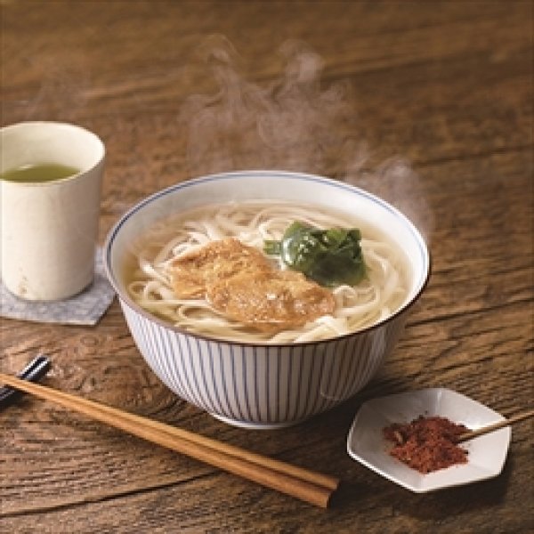 画像2: 【636-562】イザメシ おだしじんわりきつねうどん(長期保存食/3年保存/麺) 非常食 保存食 備蓄食 (2)