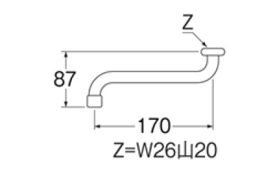 画像3: PA10JH-60X-16【SANEI株式会社】  泡沫自在パイプ  (3)