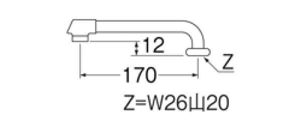画像3: PA20JD-60X-16【SANEI株式会社】断熱上向パイプ　 (3)