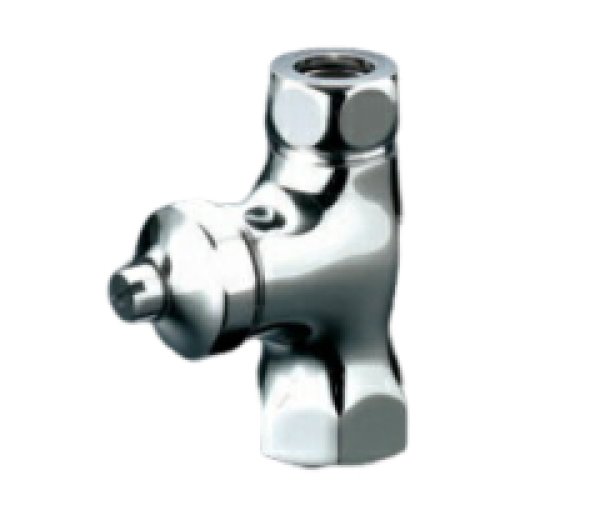 画像1: K31AP5【KVK】ストレート形止水栓（本体ナット付・ドライバー式・固定こま） (1)