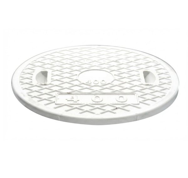 画像1: 【2枚セット】セキスイ レジコン製 水封形 マンホール蓋 400型 汚水用 MF4RG-SET (車乗禁止)｜積水化学工業 排水蓋 (1)