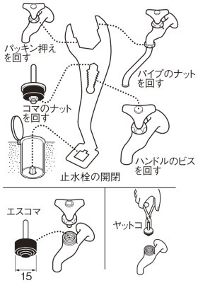 画像3: PR33S【SANEI株式会社】水栓修繕セット (3)