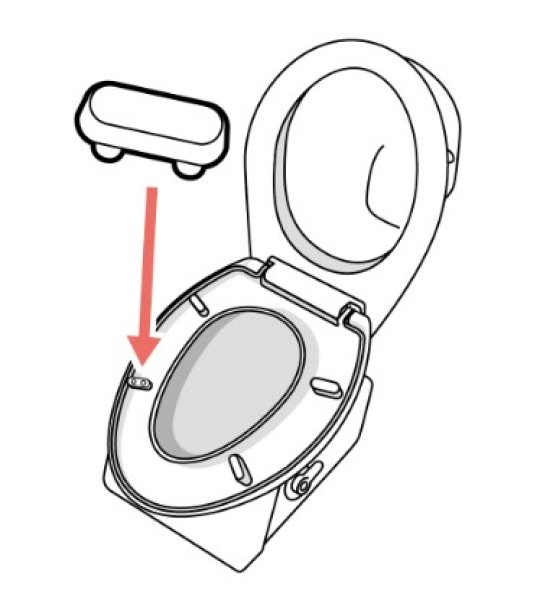 画像3: PW9022-42S【SANEI株式会社】便座クッションゴム (3)