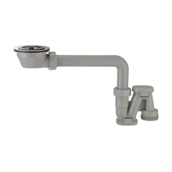 画像1: H6563S【SANEI株式会社】流し台薄型トラップ (1)