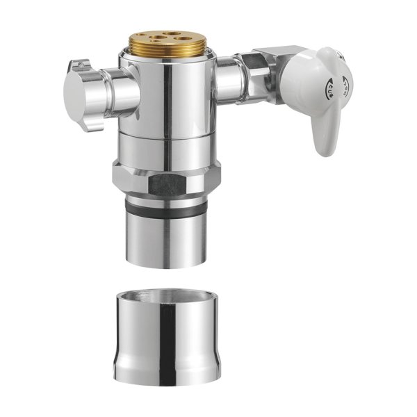 画像1: B98-AU6（SANEI用）【SANEI株式会社】シングル混合栓用分岐アダプター (1)