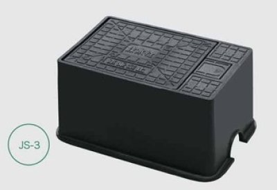 城東テクノ JOTO 散水栓ボックス JS-3 フタのみ ブラック | ホースを通