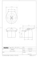 画像2: 【TOTO】小便器　陶器製（部品）目皿   U810CST　納期約１ヶ月 (2)