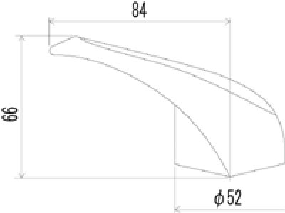 画像1: PZK1S568G KVK レバーハンドルセット（ビス・キャップ付）メッキ