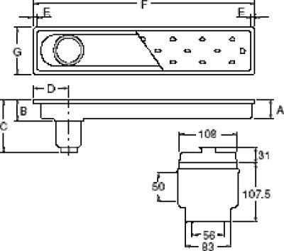 画像1: H901-450【SANEI株式会社】 浴室排水ユニット 