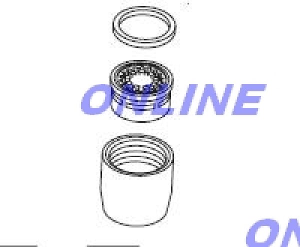 画像2: Z586JFCP KVK吐水口先端部一式 (2)