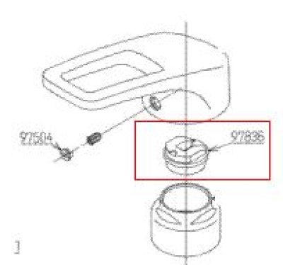 画像3: TH97836 ストッパー 旧97836【TOTO】 (3)
