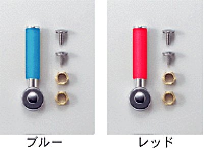 画像1: PZ129S-O KVKワンタッチレバーハンドル（オレンジ）ショートタイプ