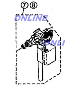 画像1: CH4900(7・8)AK  CH4200用 ボールタップ　（廃）CH4900(7・8)A　代替品【PANASONIC】 (1)