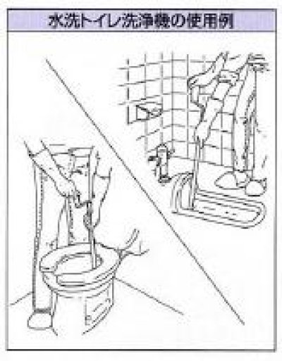 画像1: 6045　【株式会社カクダイ】水洗トイレ洗浄機  