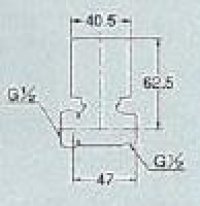 画像3: 643-415　ボンパミニ（洗濯機接続用）【株式会社カクダイ】