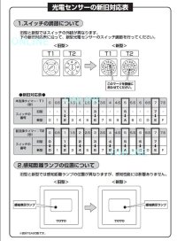 画像1: 【TOTO】　機能復旧ユニット（TEA96用） THE96　　旧（54010）