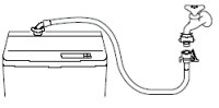 画像1: PT170-1-2 緊急止水機能付自動洗濯機給水ホース（2ｍ） 【SANEI株式会社】