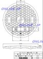 画像2: 303385【タキロン】雨水　耐圧蓋（穴なし） 400 アメミズ (2)
