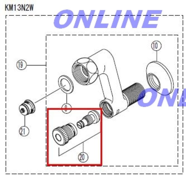 画像2: 流量調節止水弁 KVK Z89N (2)