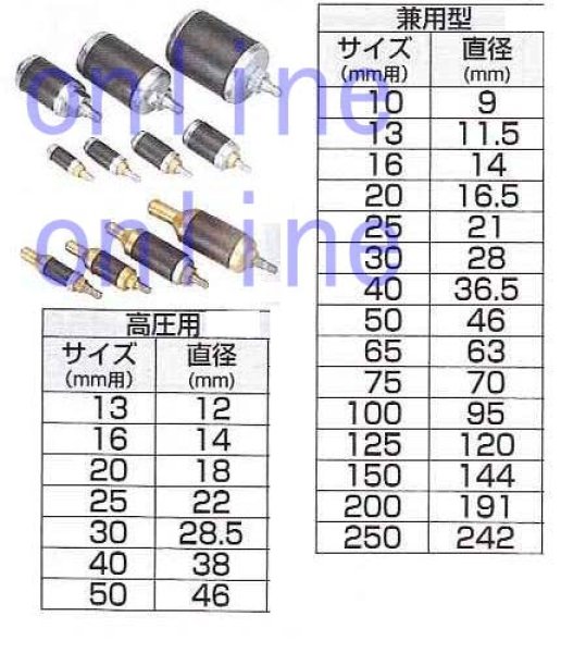 画像2: 大喜工業 栗岡式置コマ ステンボルト製　兼用　K-30　30mm用 (2)
