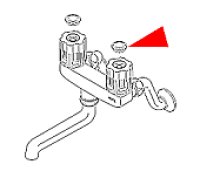 画像1: PZK3GE-2 KVK GEハンドル用青・赤キャップセット