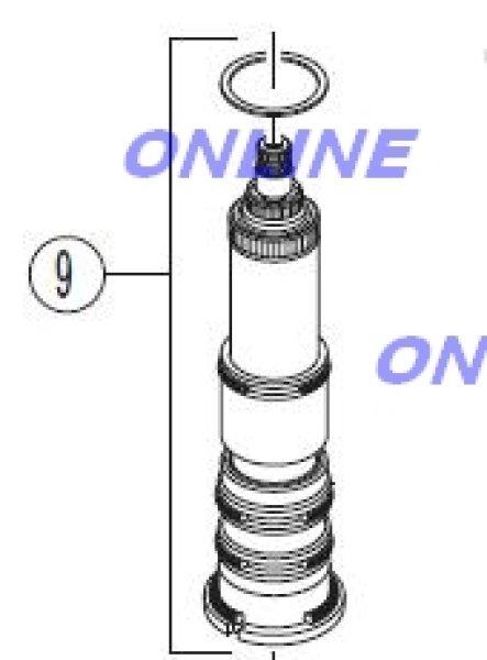 画像2: Z404 KVK サーモスタットカートリッジ (2)