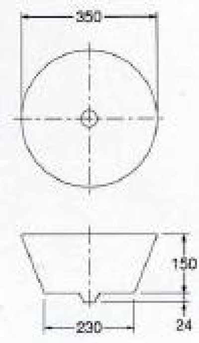 画像1: 624-942【株式会社カクダイ】 手水鉢(砂鉄)