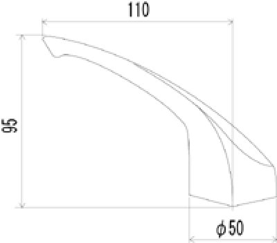 画像1: PZK1S550 KVK レバーハンドルセット（ビス・キャップ付）白