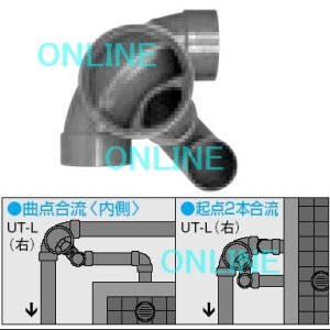 画像1: 小口径マス　UTL　100-(75・50)-150 左・右・兼用 (1)
