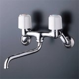 混合栓 2ハンドル KVK KM2GN3Z 水栓 KM13N2WZ【KVK】 2ハンドル混合栓 （寒冷地仕様） キッチン用水栓の