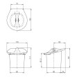 画像2: HA610CST TOTO 小便器用目皿（陶器製交換用目皿） (2)