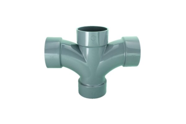 画像1: DV-WLT【東栄管機】ＤＶ継手 90°大曲り両Y　排水継手 (1)