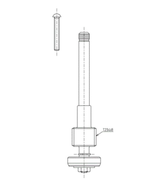 画像3: THF13 TOTO 開閉バルブ部（TGB9AX32型用 自閉水栓補修パーツ） (3)