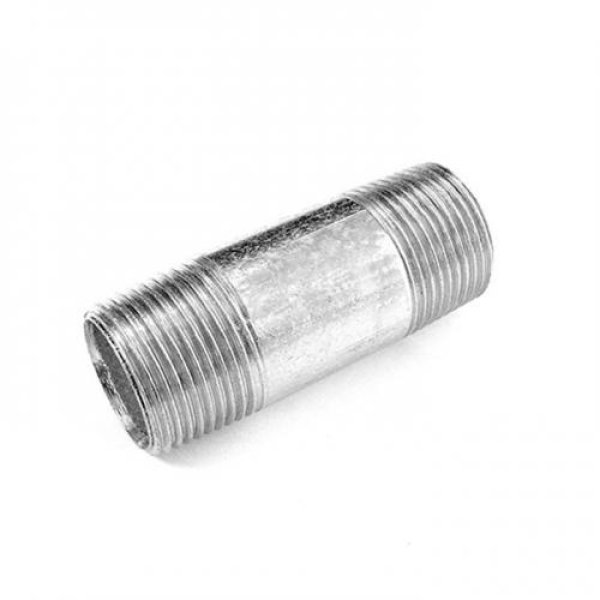 画像1: JFE継手 白継手 ロングニップル WPN | 溶融亜鉛メッキ付 配管用継手 (1)