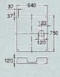 画像1: 【株式会社カクダイ】洗濯機用防水パン(120mm) 426-410-W