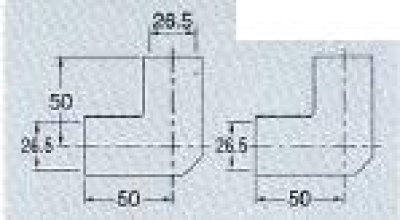 画像1: 571-713 【株式会社カクダイ】三方接手