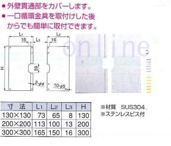 画像3: GT-S　ハタノ製作所　 化粧カバー（S）　130X130 (3)