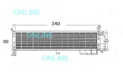 画像1: サンウェーブ　ＳＧＦ－６０１ＦＶ　レンジフード フィルター（４枚）