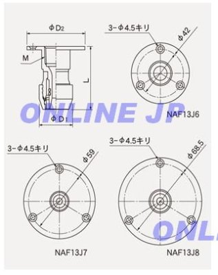 画像3: NAF13J8  プッシュマスター　床立上げ用アダプター(ストレート)【ブリヂストン】　 (3)