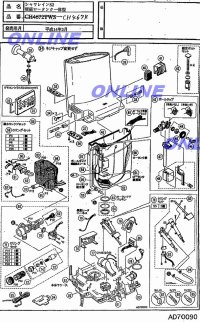 画像1: CH49029BZ　蓋カバーセット　旧CH49029B 【PANASONIC】