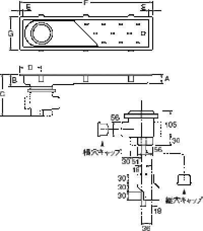 画像1: H903-600【SANEI株式会社】浴室排水ユニット(600) 