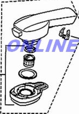 画像2: HC745BGK　散水板【KVK】 (2)