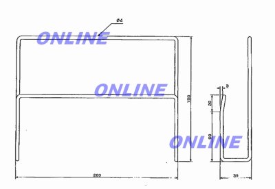 画像2: QJUMS10K1 まな板フック グレー  旧 QJUMS10Z【PANASONIC】  (2)
